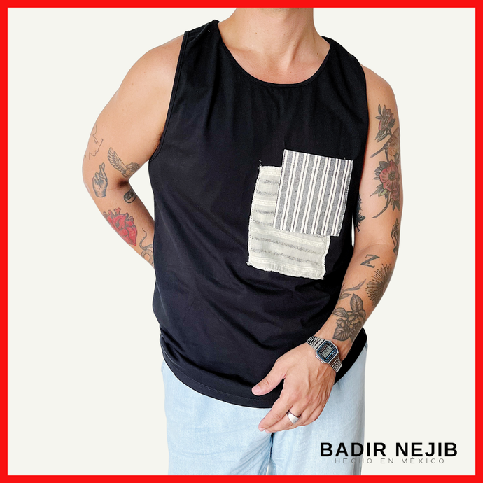 TANK TOP DARK PATCHWORK