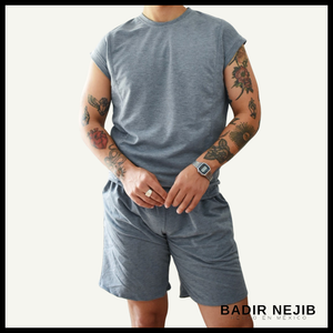 Short Regular fit Gray