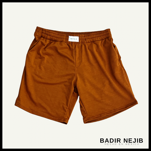 Short Regular fit Brown